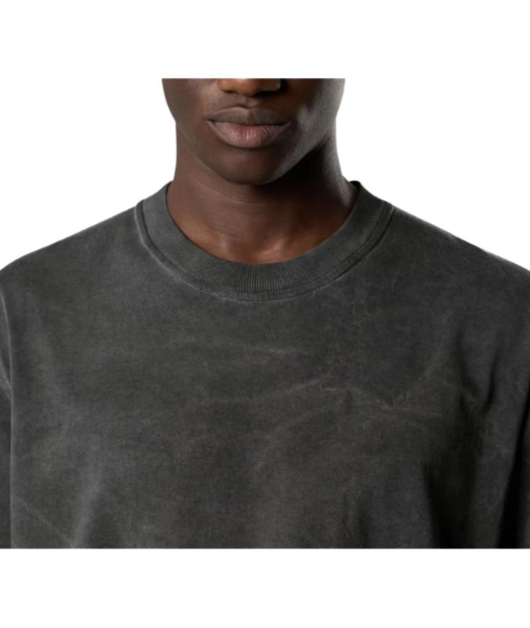 STONE ISLAND Черная футболка, фото 2