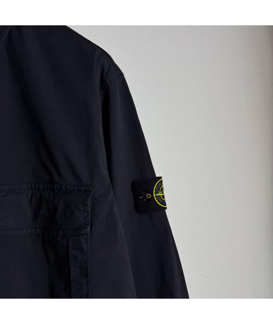 STONE ISLAND Темно-синяя куртка, фото 4