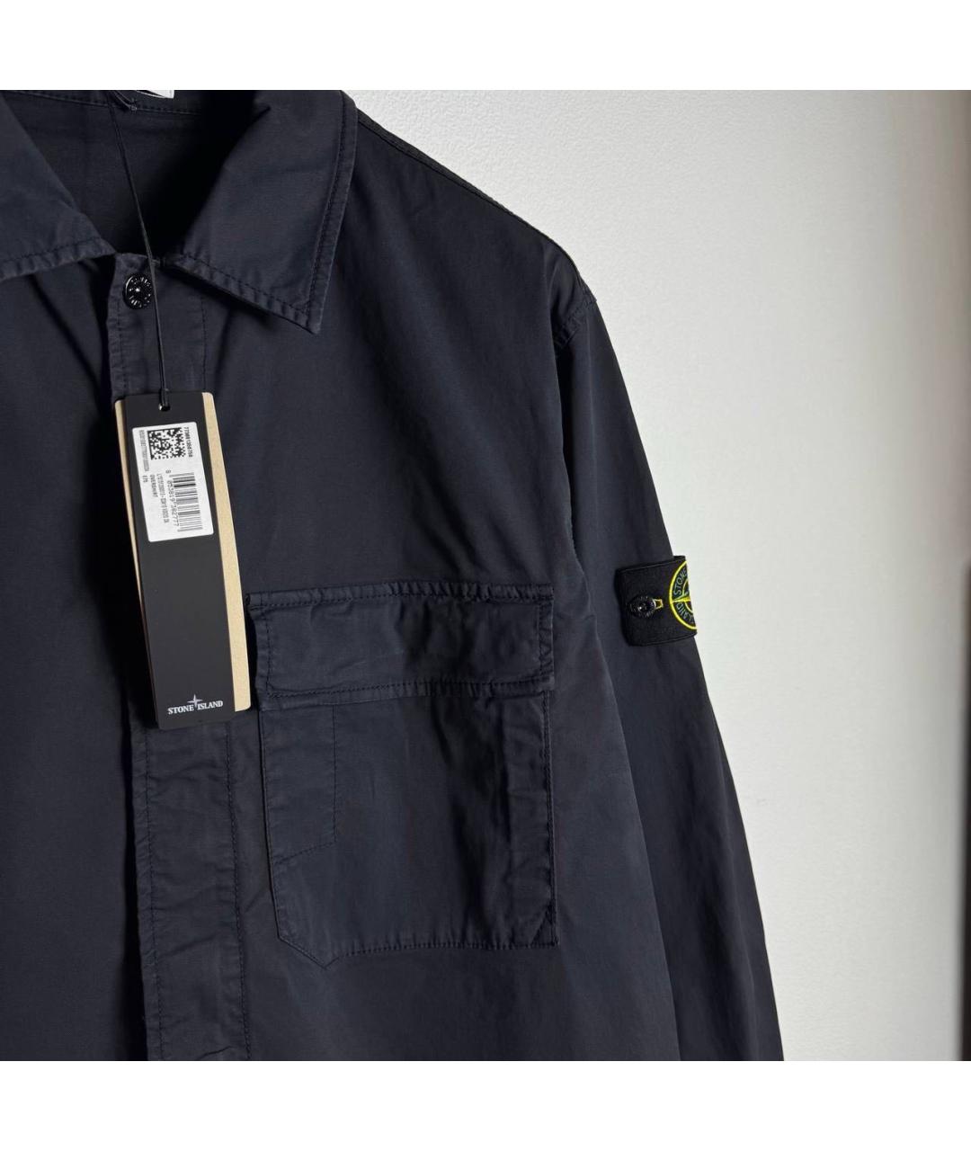 STONE ISLAND Темно-синяя куртка, фото 3