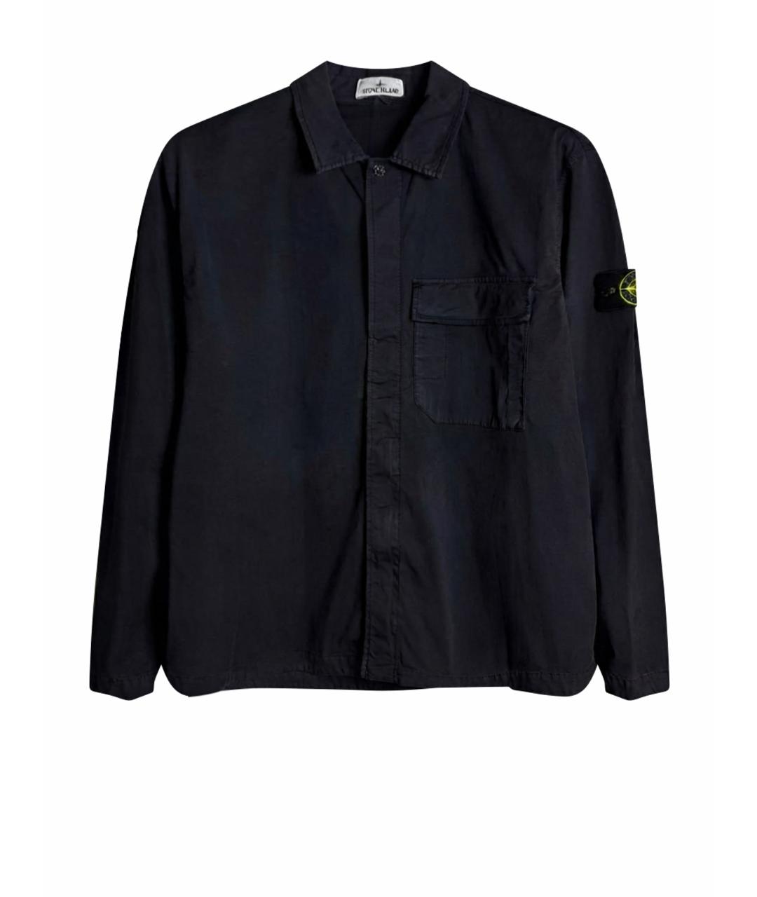 STONE ISLAND Темно-синяя куртка, фото 1