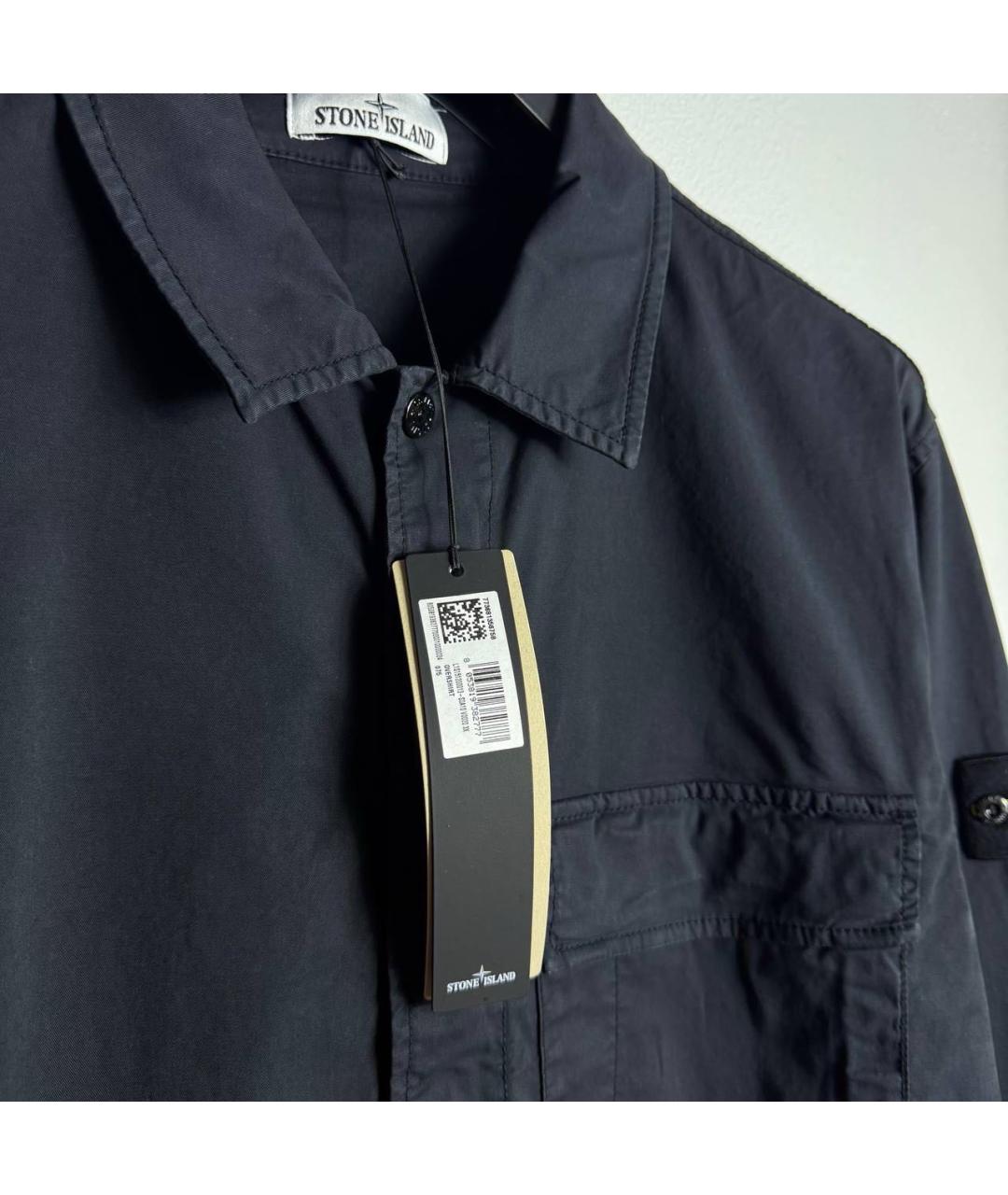 STONE ISLAND Темно-синяя куртка, фото 5