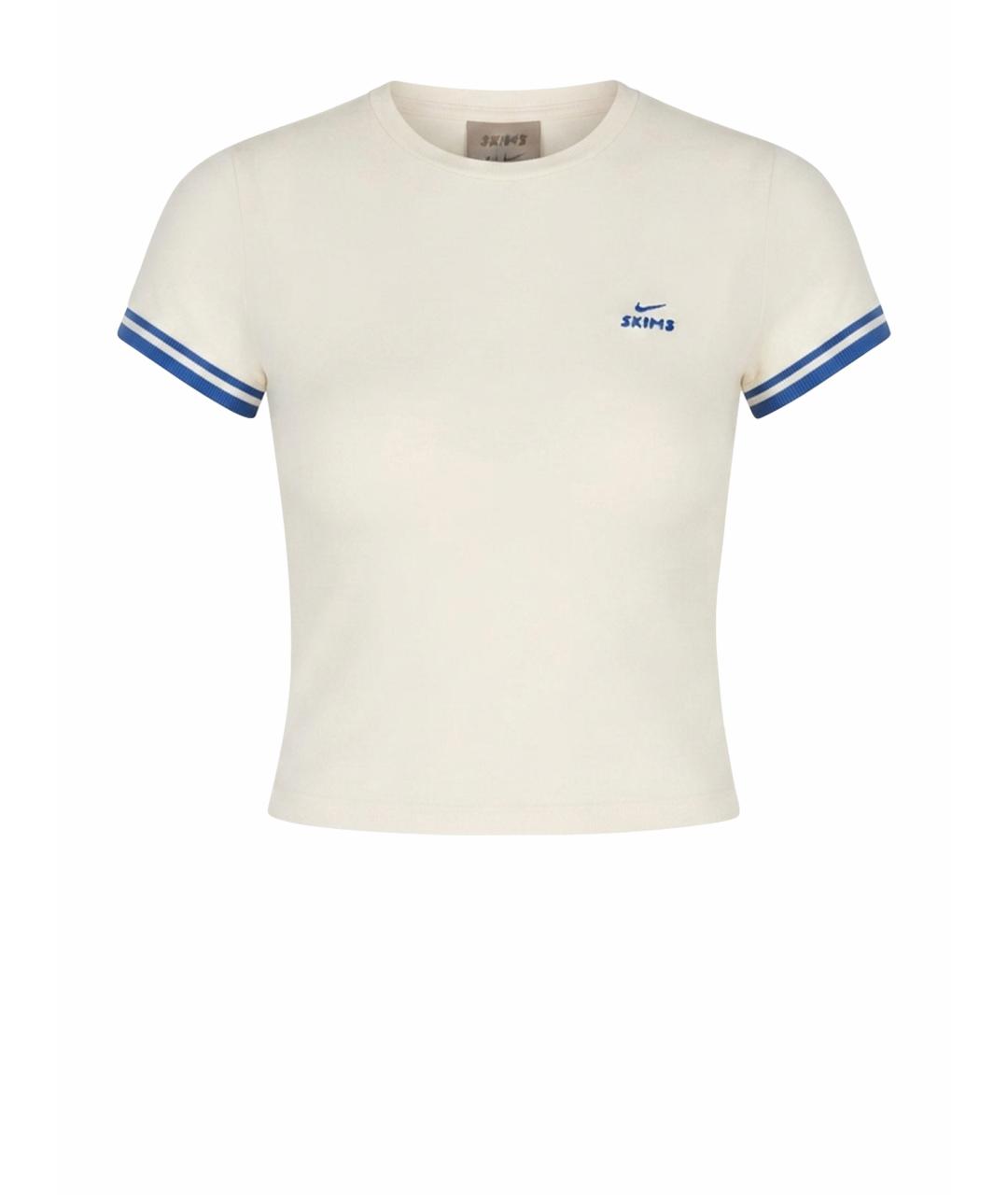 NIKE Бежевая футболка, фото 1