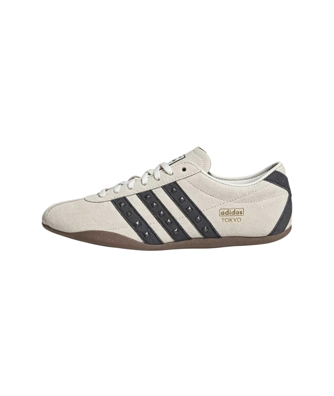 ADIDAS Бежевые замшевые кроссовки, фото 8