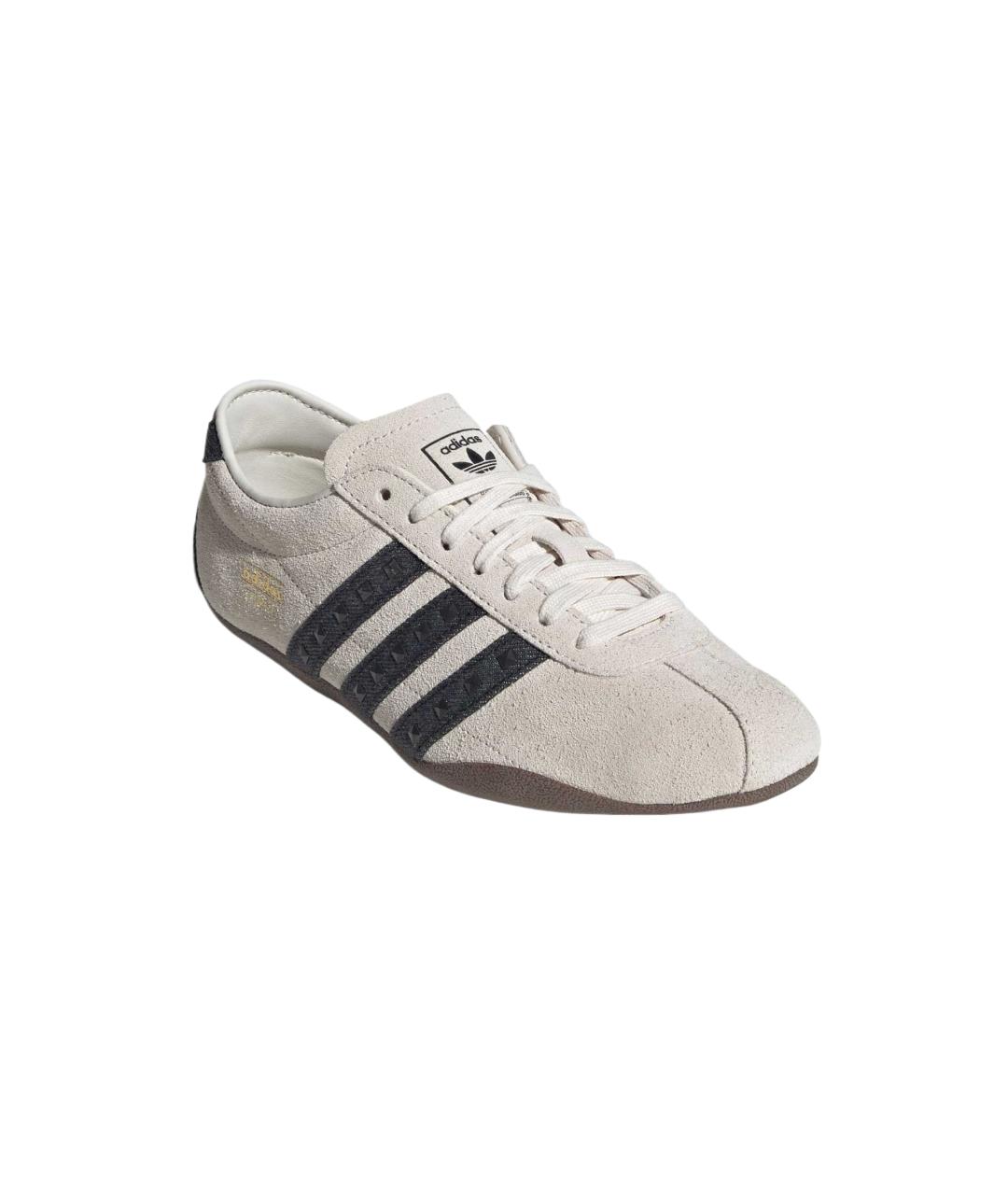 ADIDAS Бежевые замшевые кроссовки, фото 2