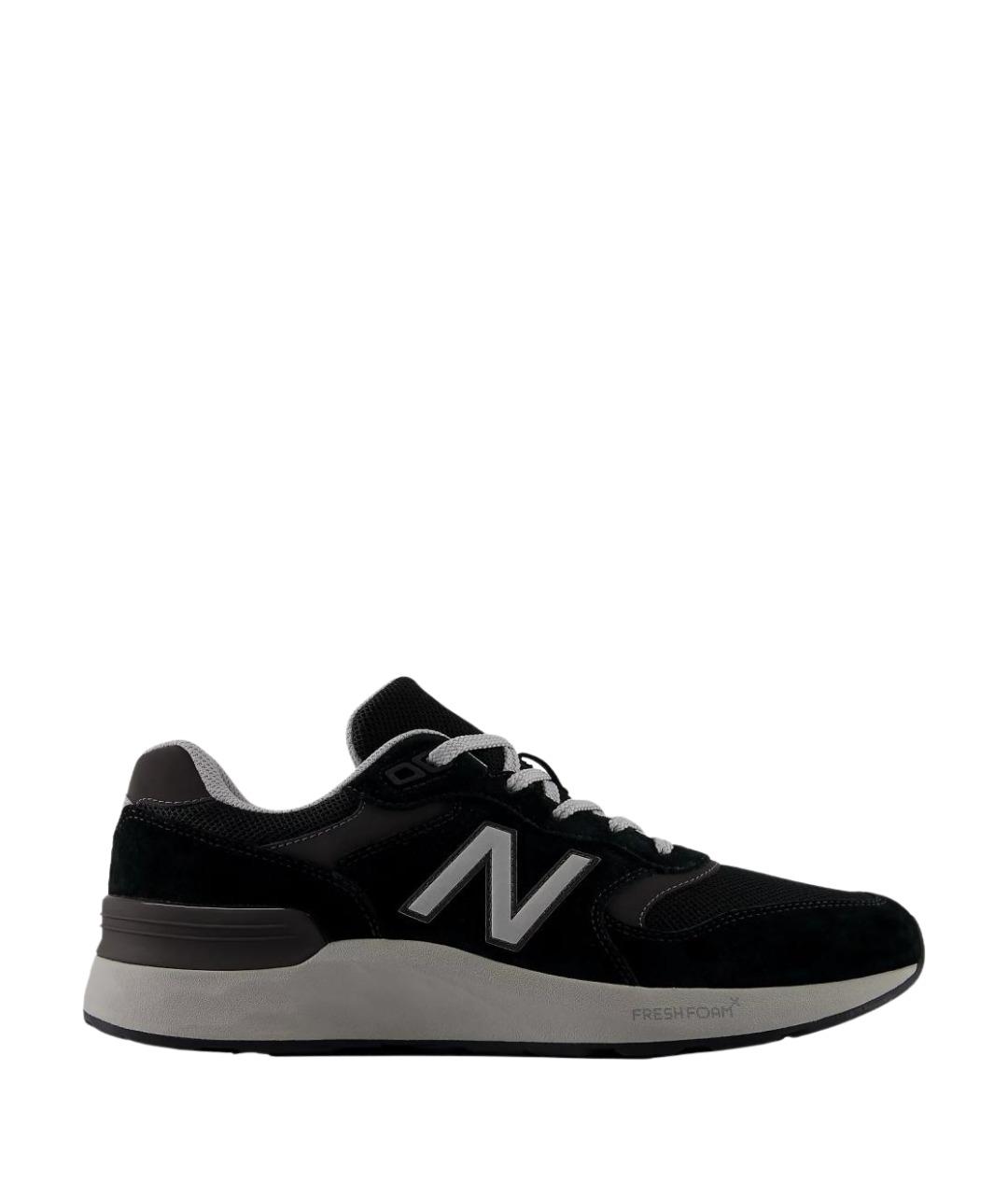 NEW BALANCE Черные низкие кроссовки / кеды, фото 1