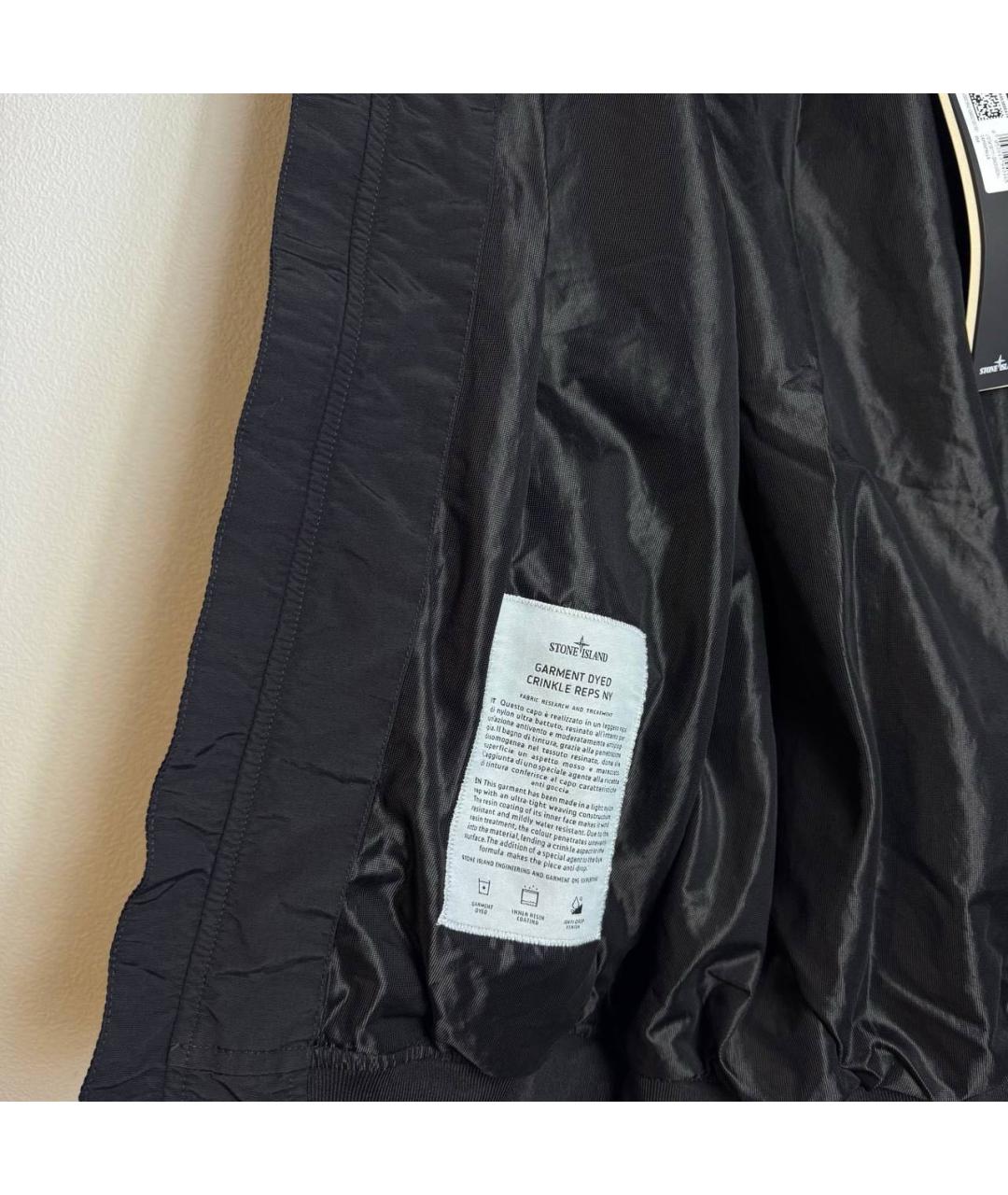 STONE ISLAND Черная куртка, фото 4
