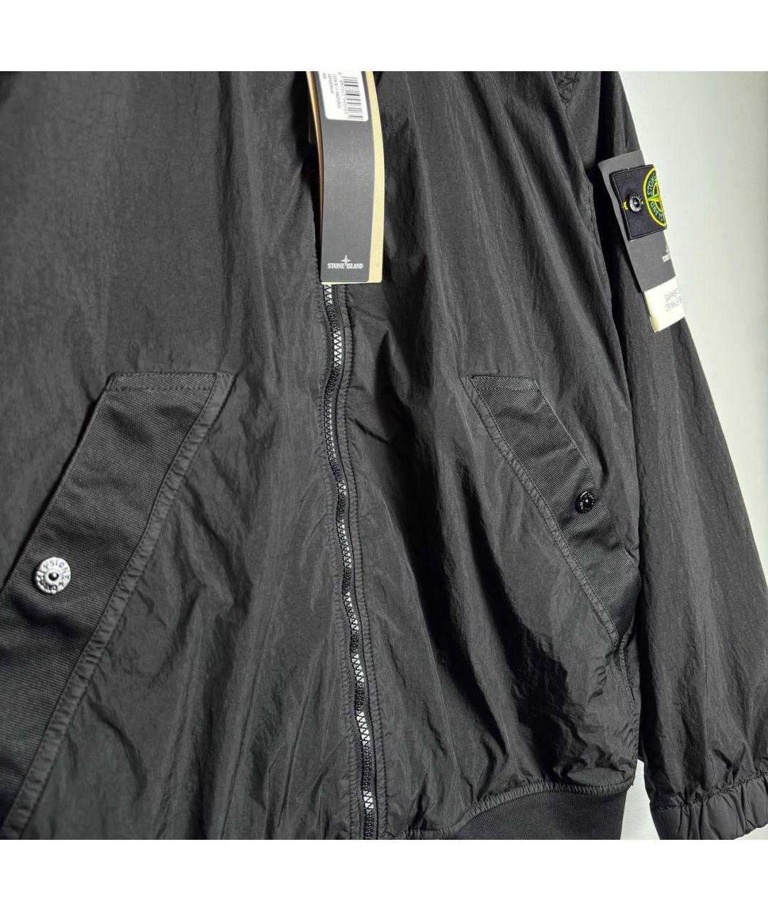 STONE ISLAND Черная куртка, фото 6