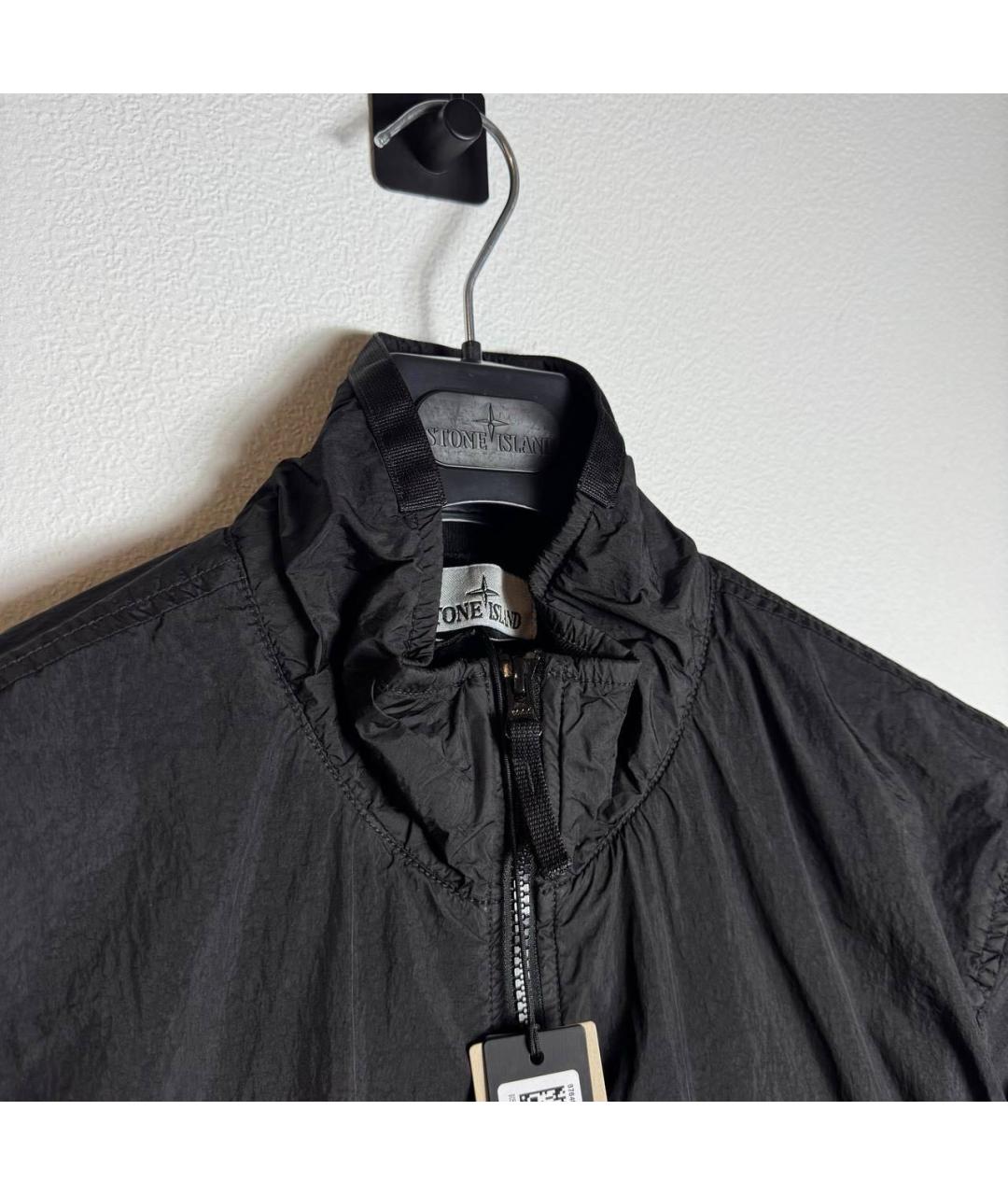 STONE ISLAND Черная куртка, фото 3