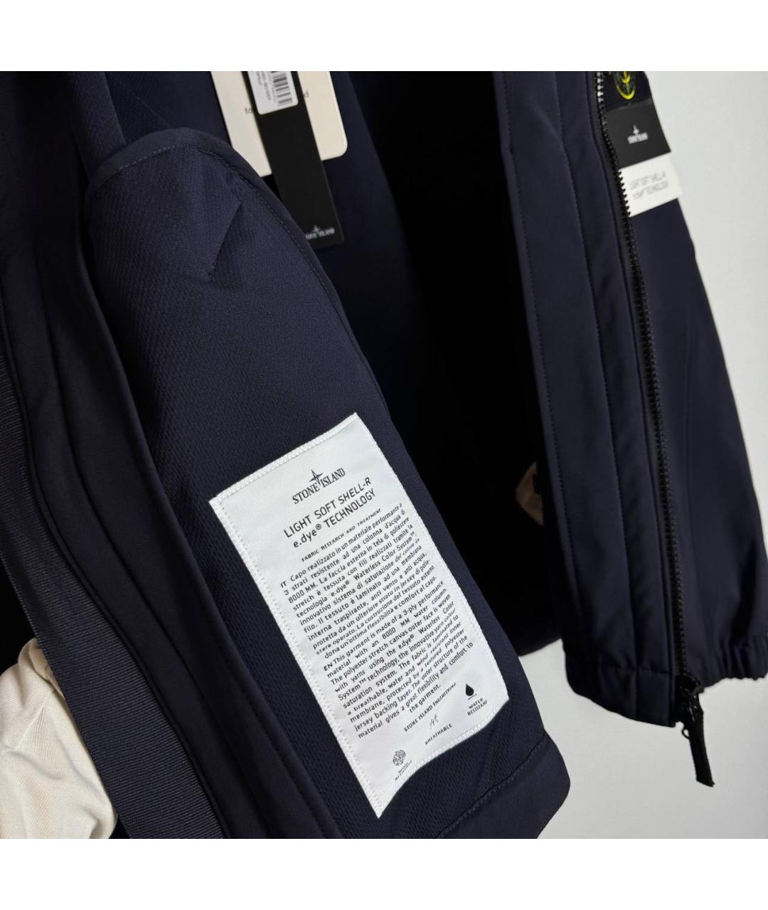 STONE ISLAND Темно-синяя куртка, фото 6