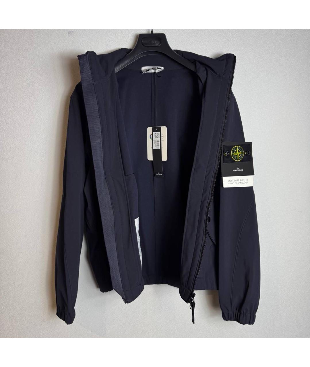 STONE ISLAND Темно-синяя куртка, фото 3