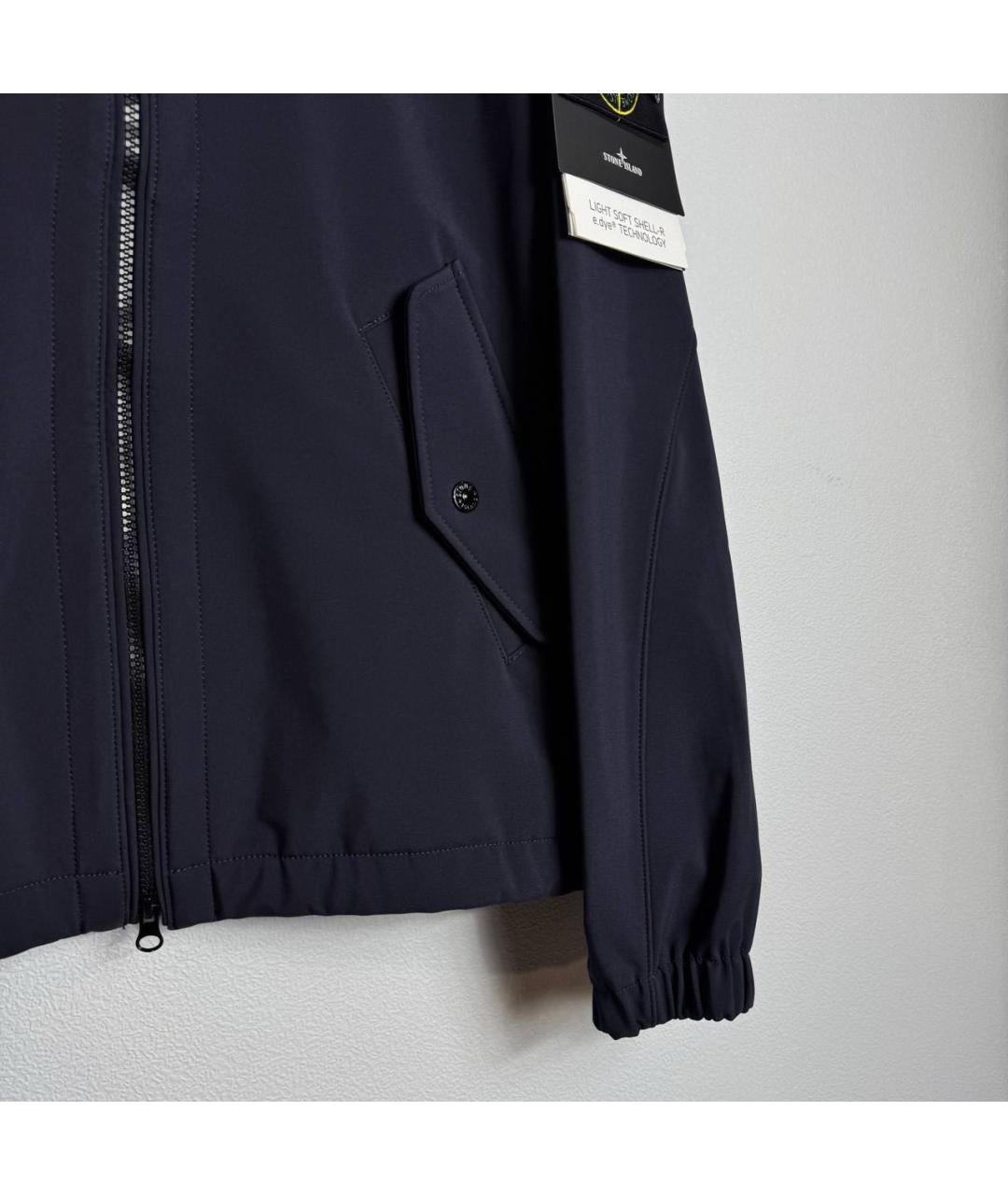 STONE ISLAND Темно-синяя куртка, фото 4
