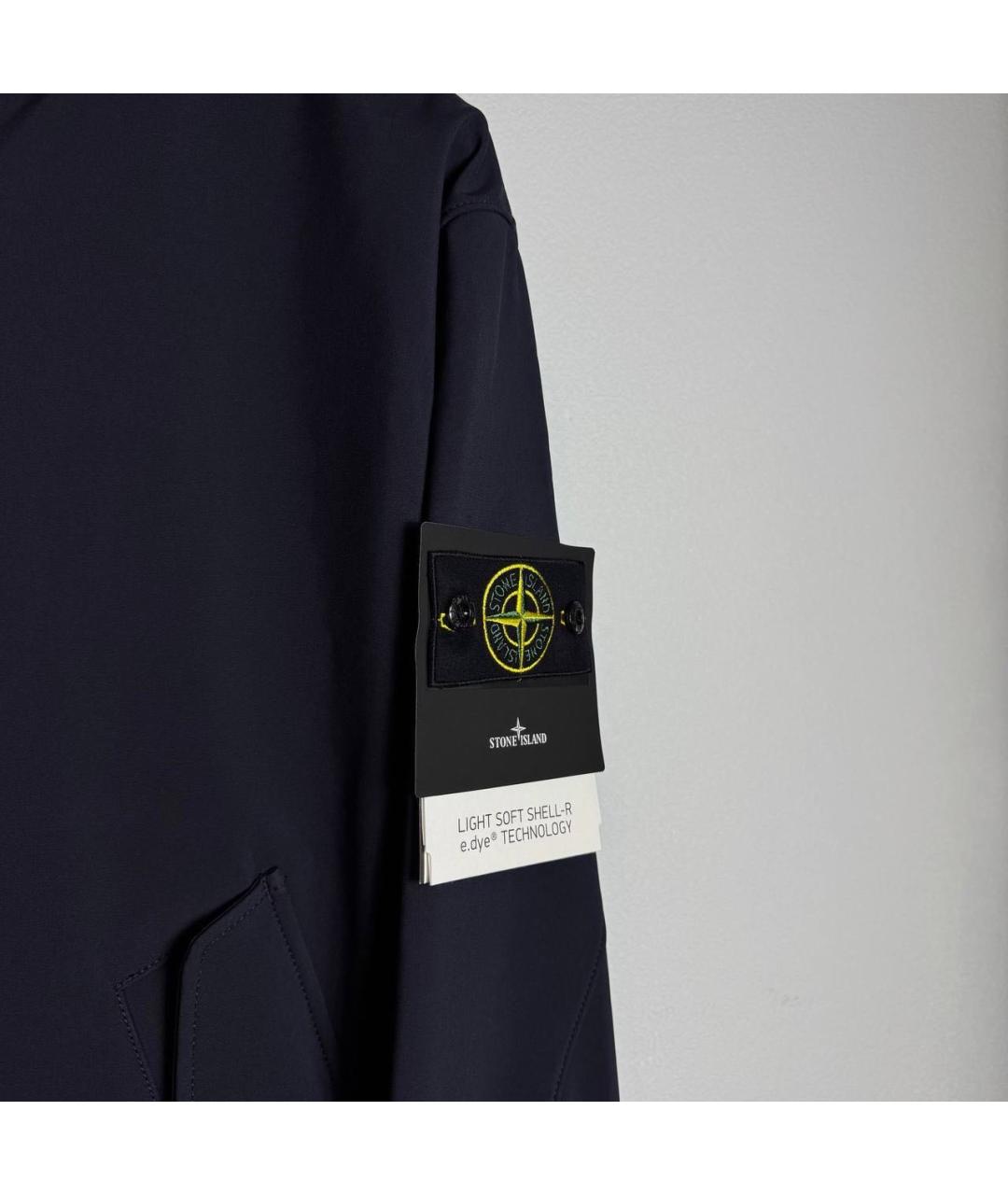 STONE ISLAND Темно-синяя куртка, фото 5