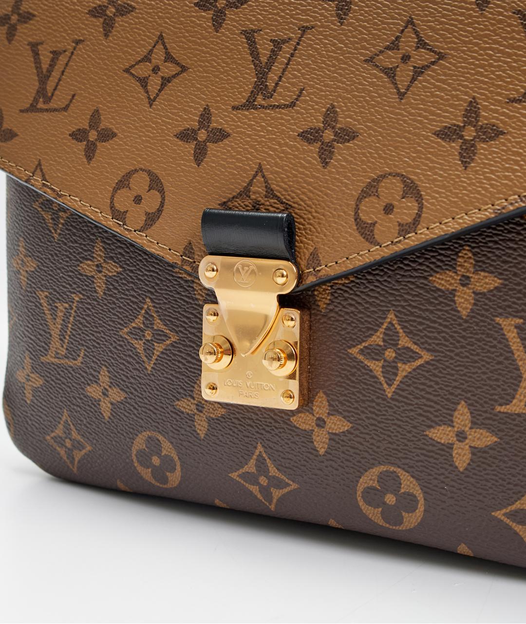LOUIS VUITTON Коричневая сумка через плечо из канвы, фото 6