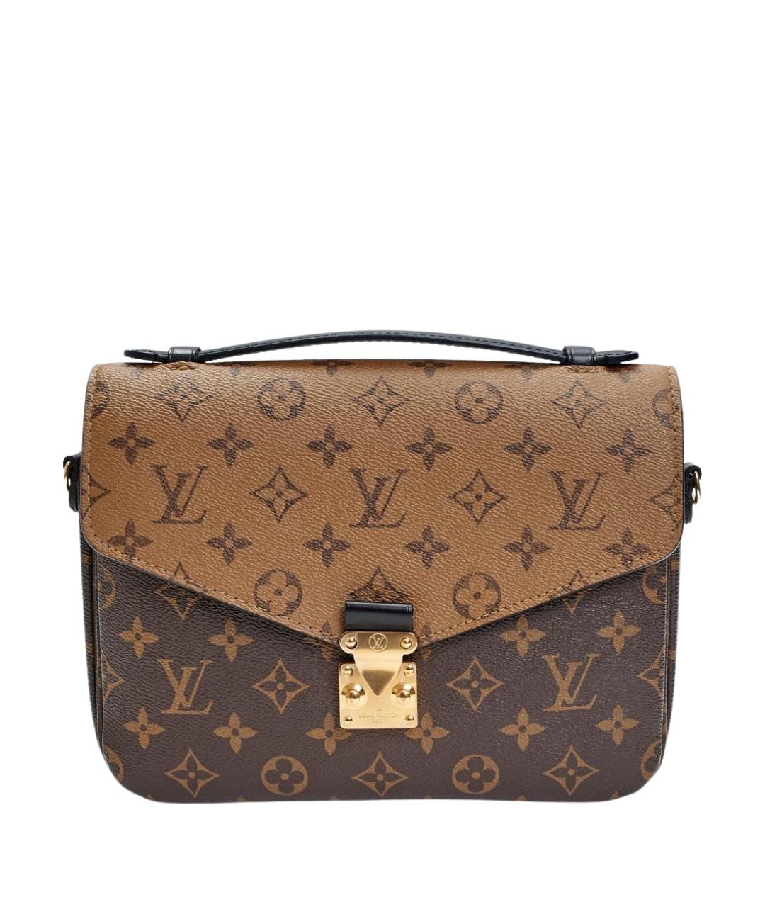 LOUIS VUITTON Коричневая сумка через плечо из канвы, фото 1
