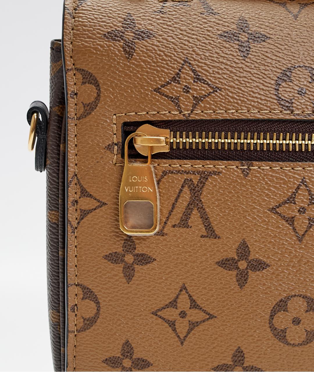 LOUIS VUITTON Коричневая сумка через плечо из канвы, фото 4
