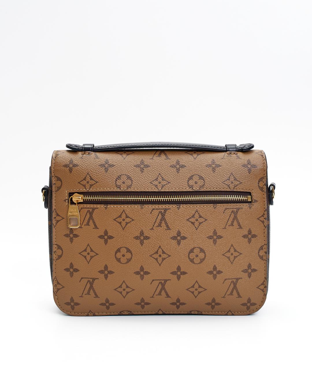 LOUIS VUITTON Коричневая сумка через плечо из канвы, фото 3