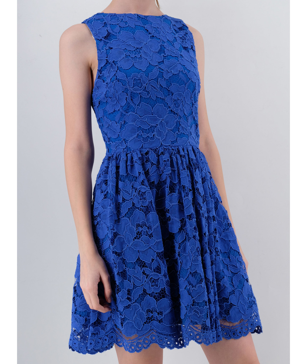 ALICE+OLIVIA Синее полиамидовое повседневное платье, фото 2