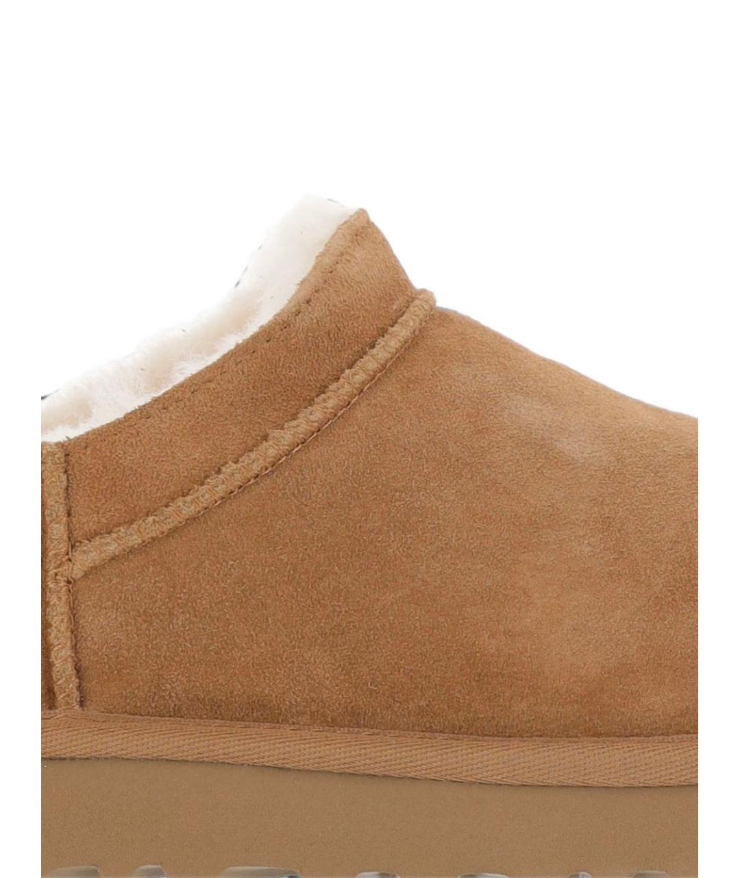 UGG Коричневые замшевые ботинки, фото 4