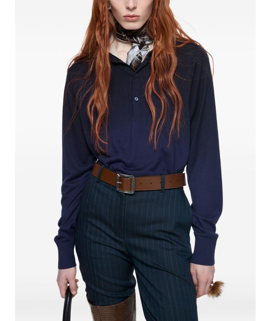 ACNE STUDIOS Синий кашемировый джемпер / свитер, фото 3