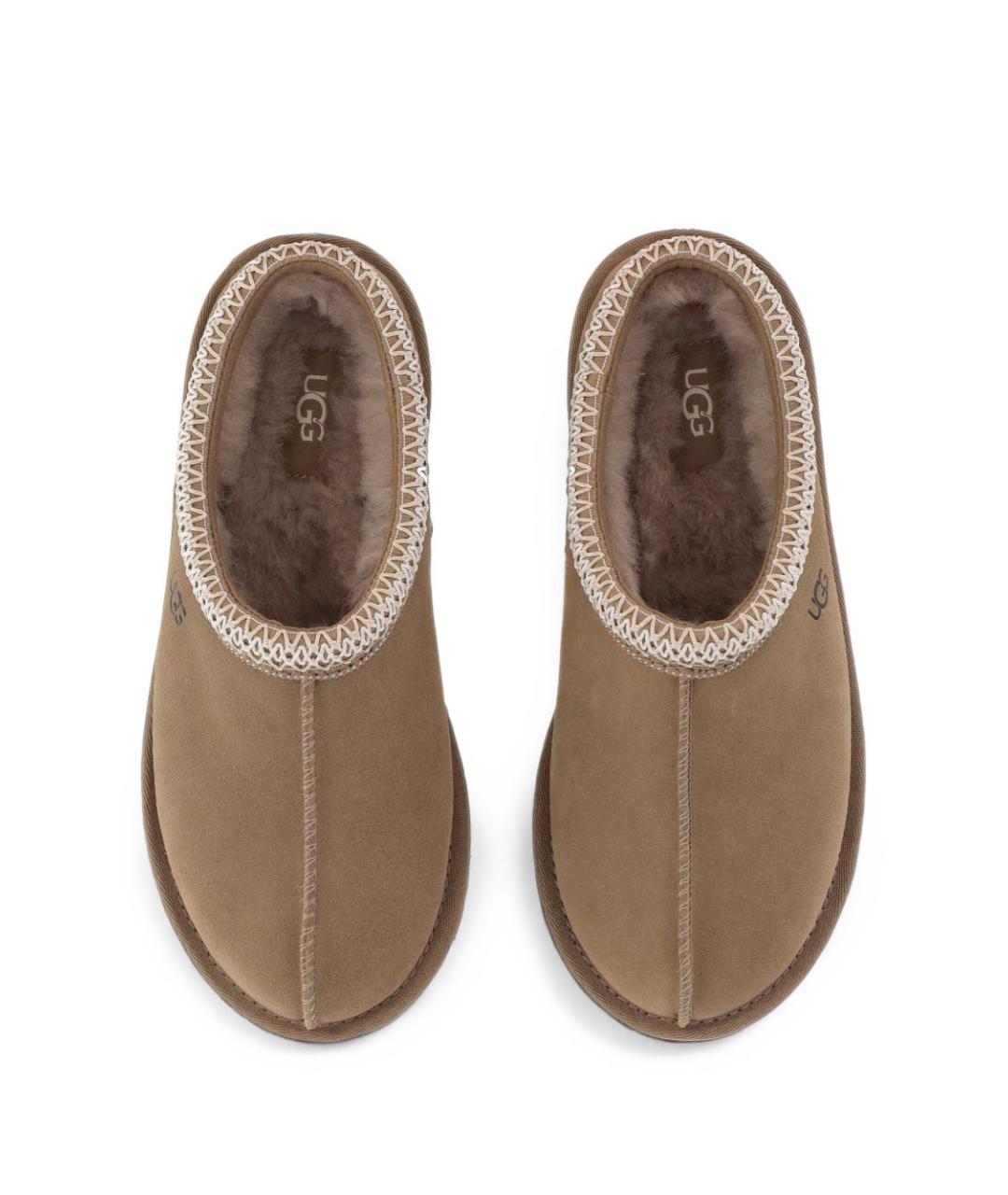 UGG Коричневые замшевые сабо, фото 5