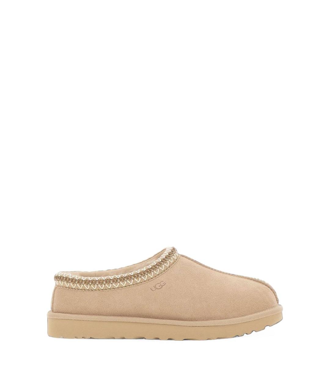 UGG Бежевые замшевые сабо, фото 1