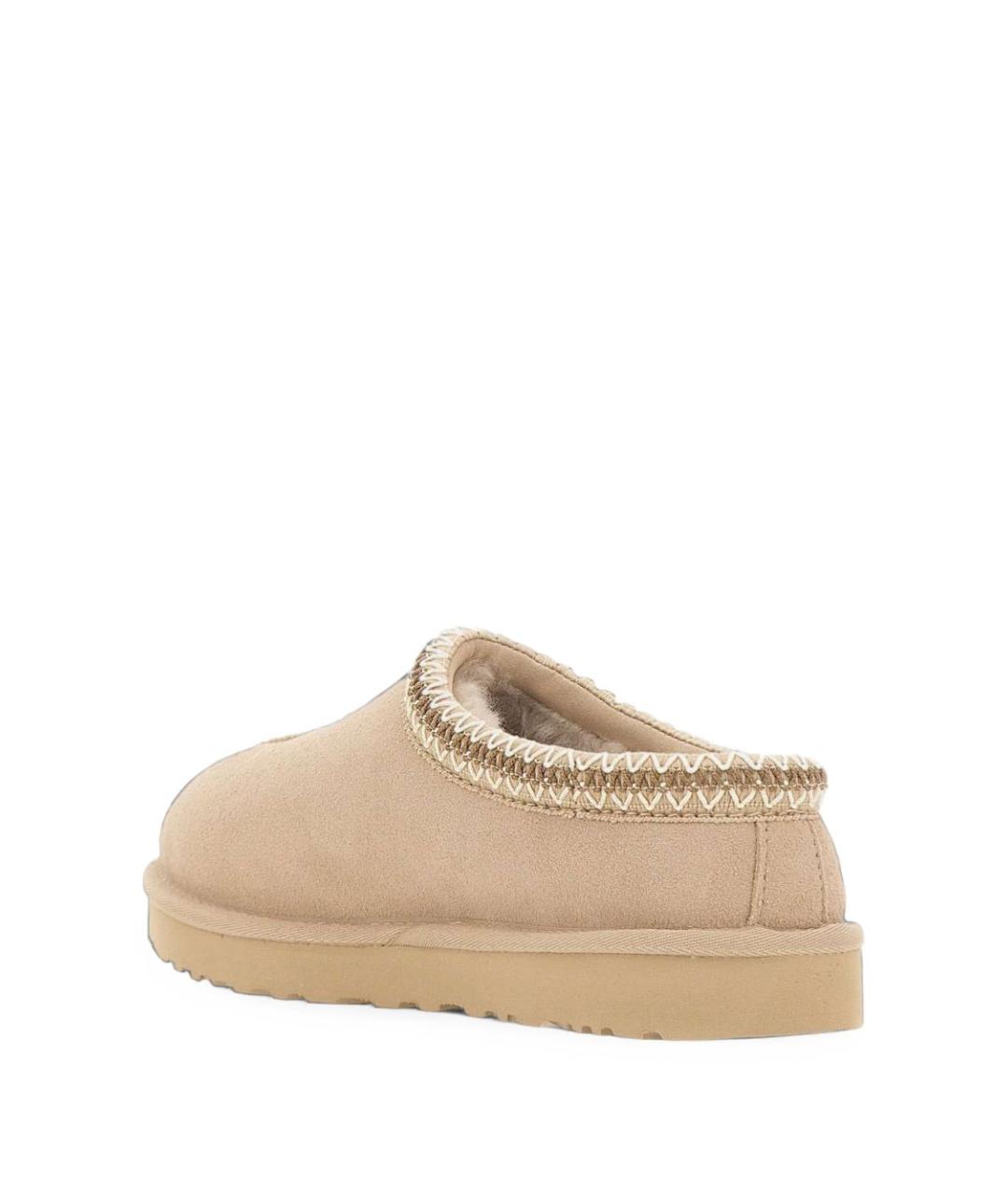 UGG Бежевые замшевые сабо, фото 7