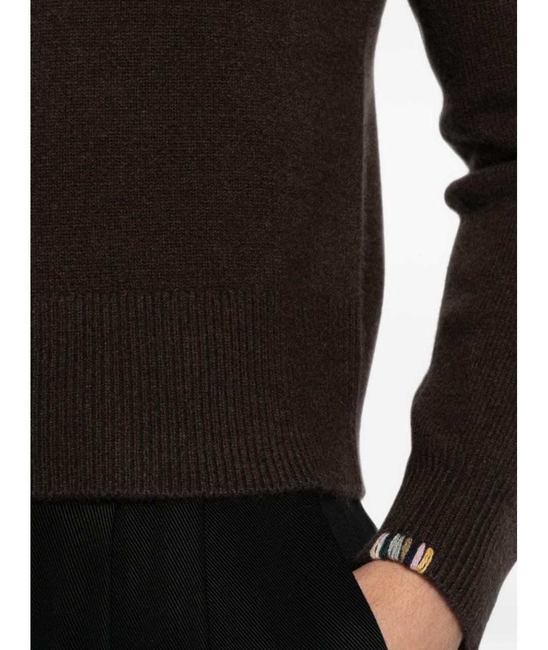 EXTREME CASHMERE Коричневый кашемировый джемпер / свитер, фото 2