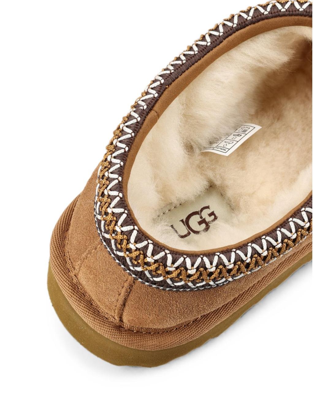 UGG Коричневые замшевые сабо, фото 4
