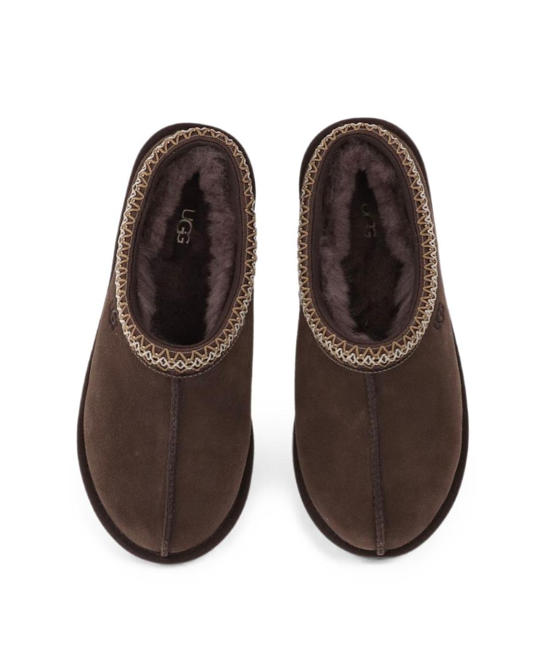 UGG Коричневые замшевые сабо, фото 2