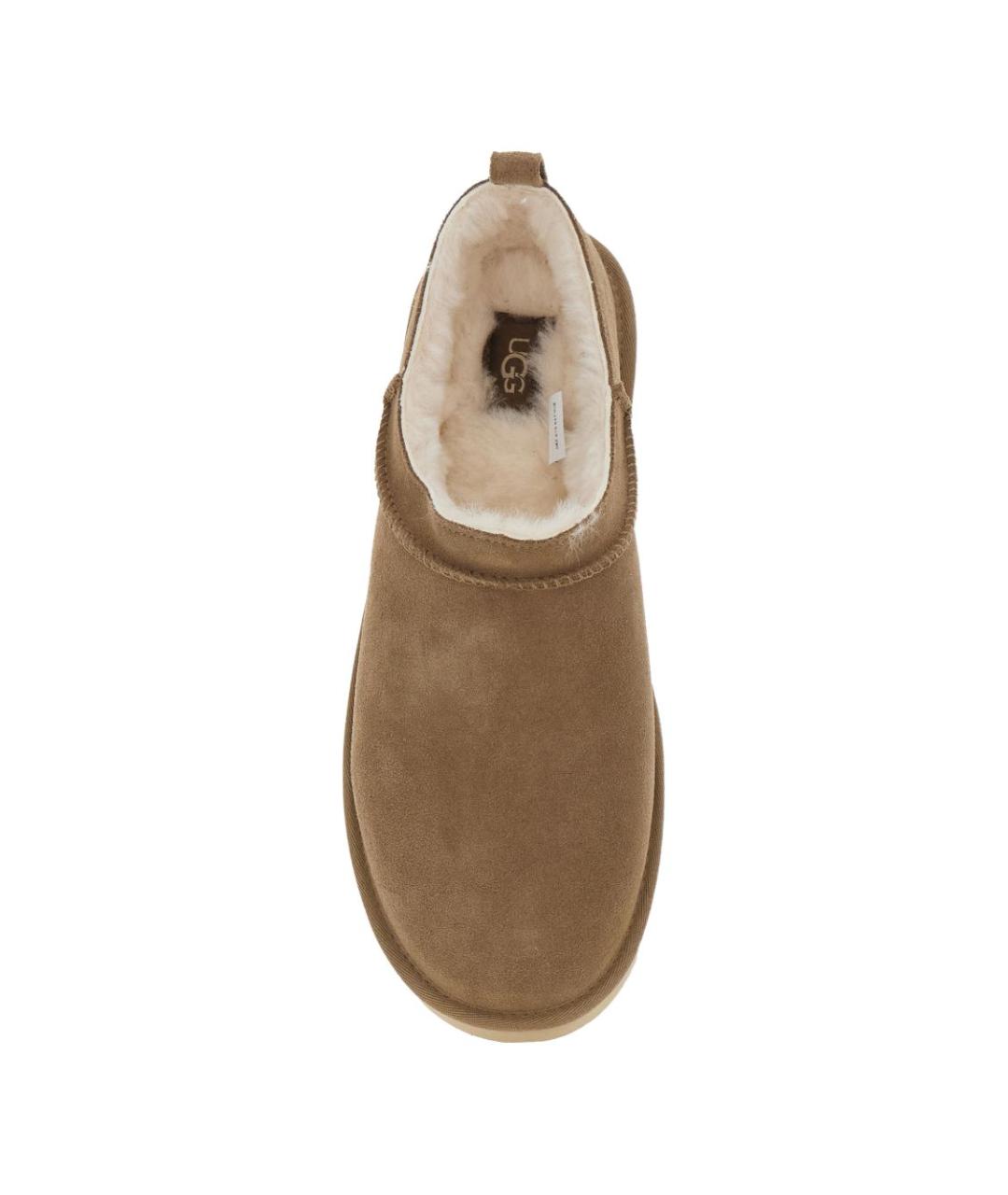 UGG Коричневые замшевые низкие ботинки, фото 4