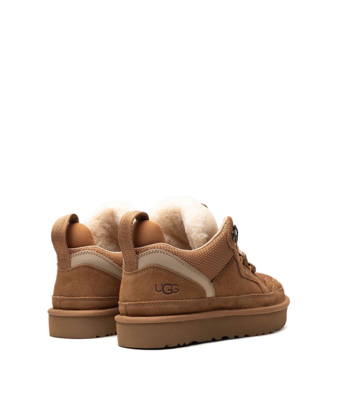 UGG Коричневые замшевые кроссовки, фото 5