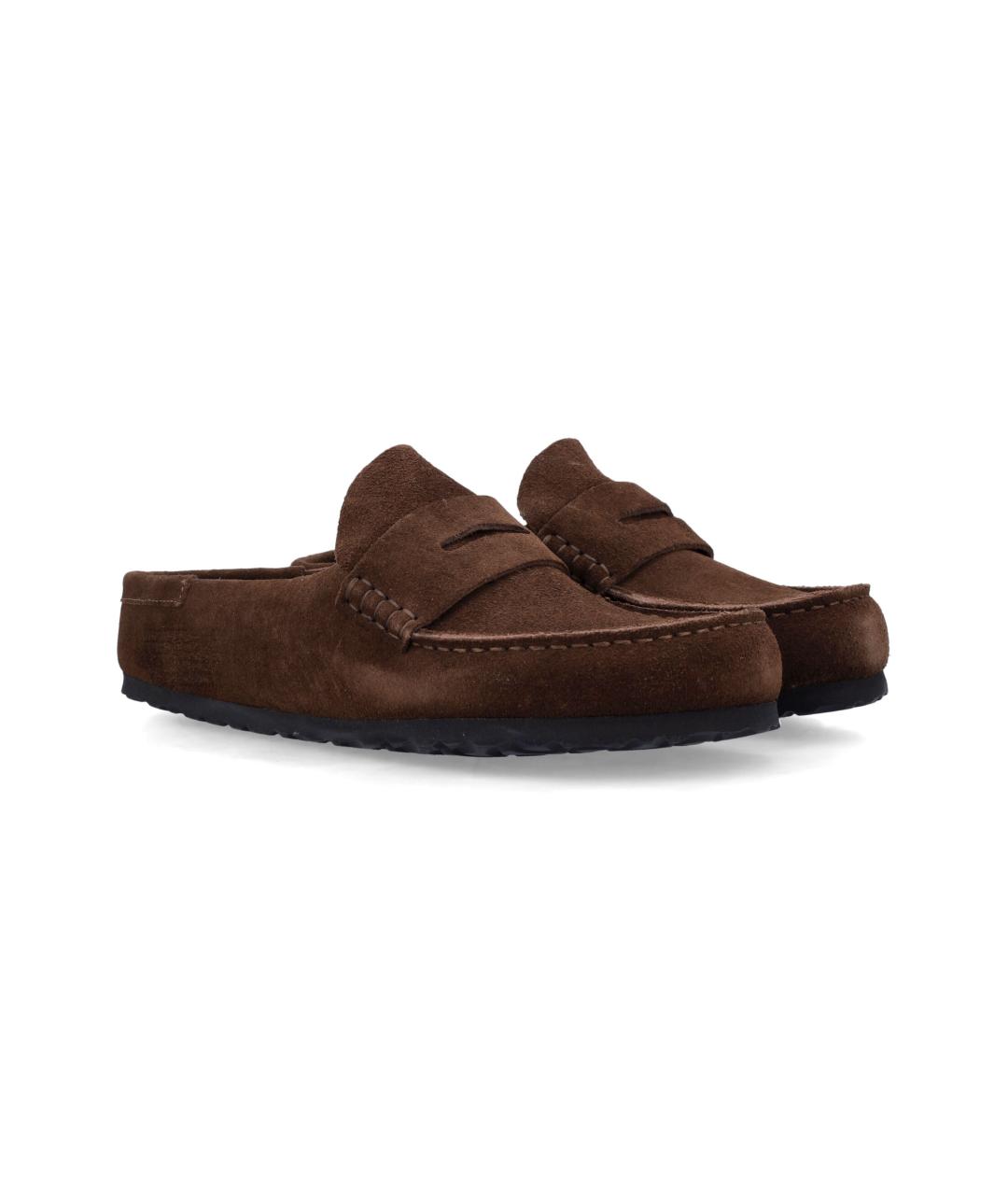 BIRKENSTOCK Коричневые замшевые сандалии, фото 2