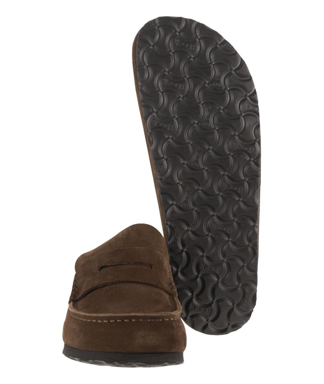 BIRKENSTOCK Коричневые замшевые сандалии, фото 5