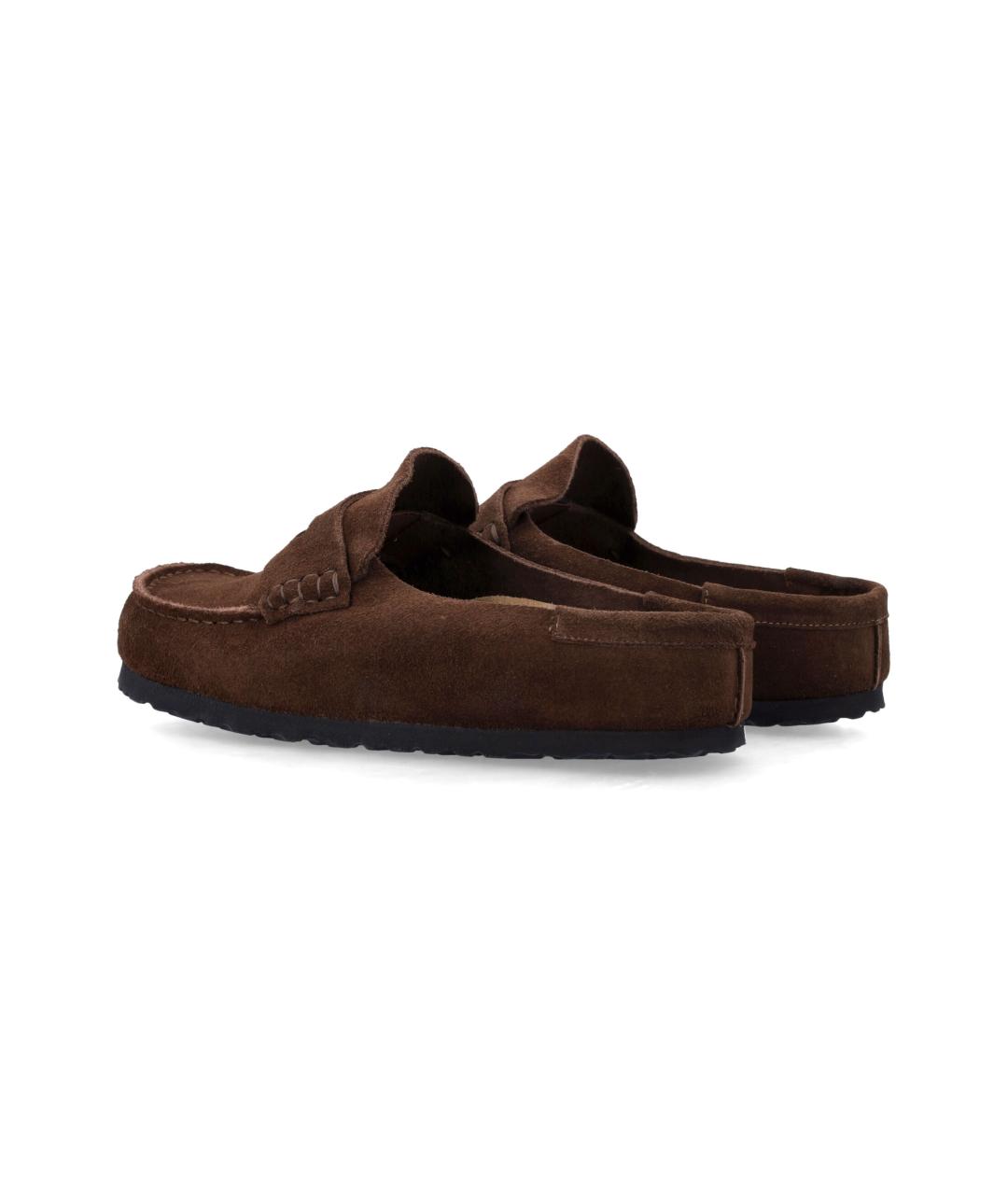 BIRKENSTOCK Коричневые замшевые сандалии, фото 3