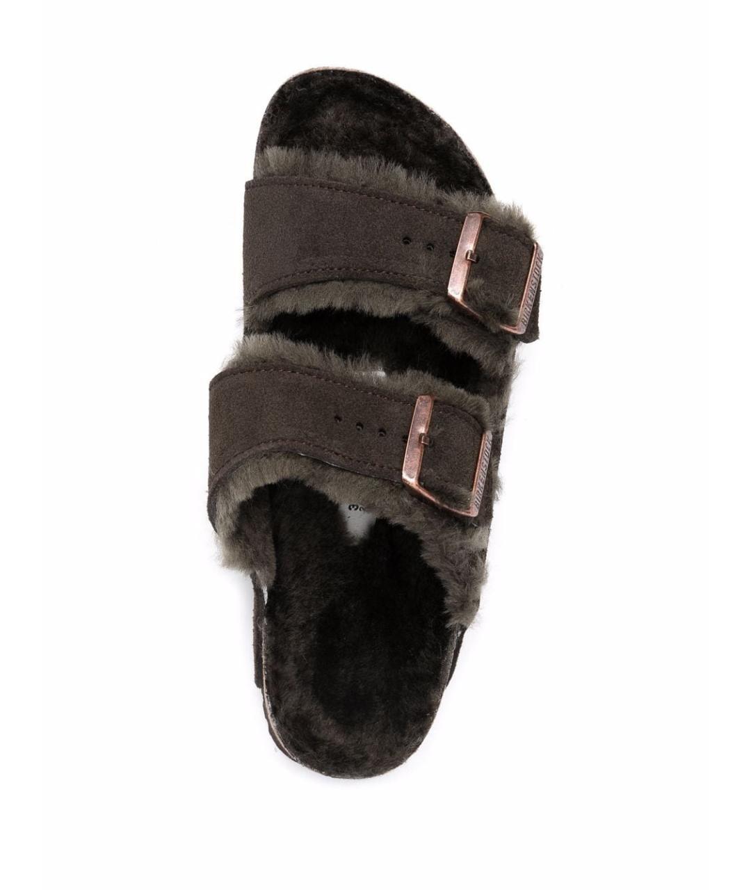 BIRKENSTOCK Коричневые замшевые сандалии, фото 2