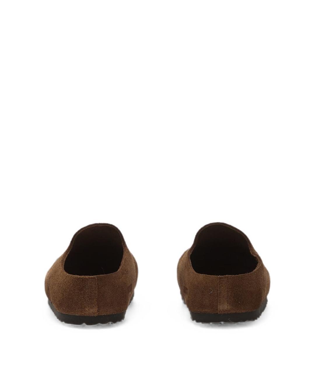 BIRKENSTOCK Коричневые замшевые мюли, фото 4