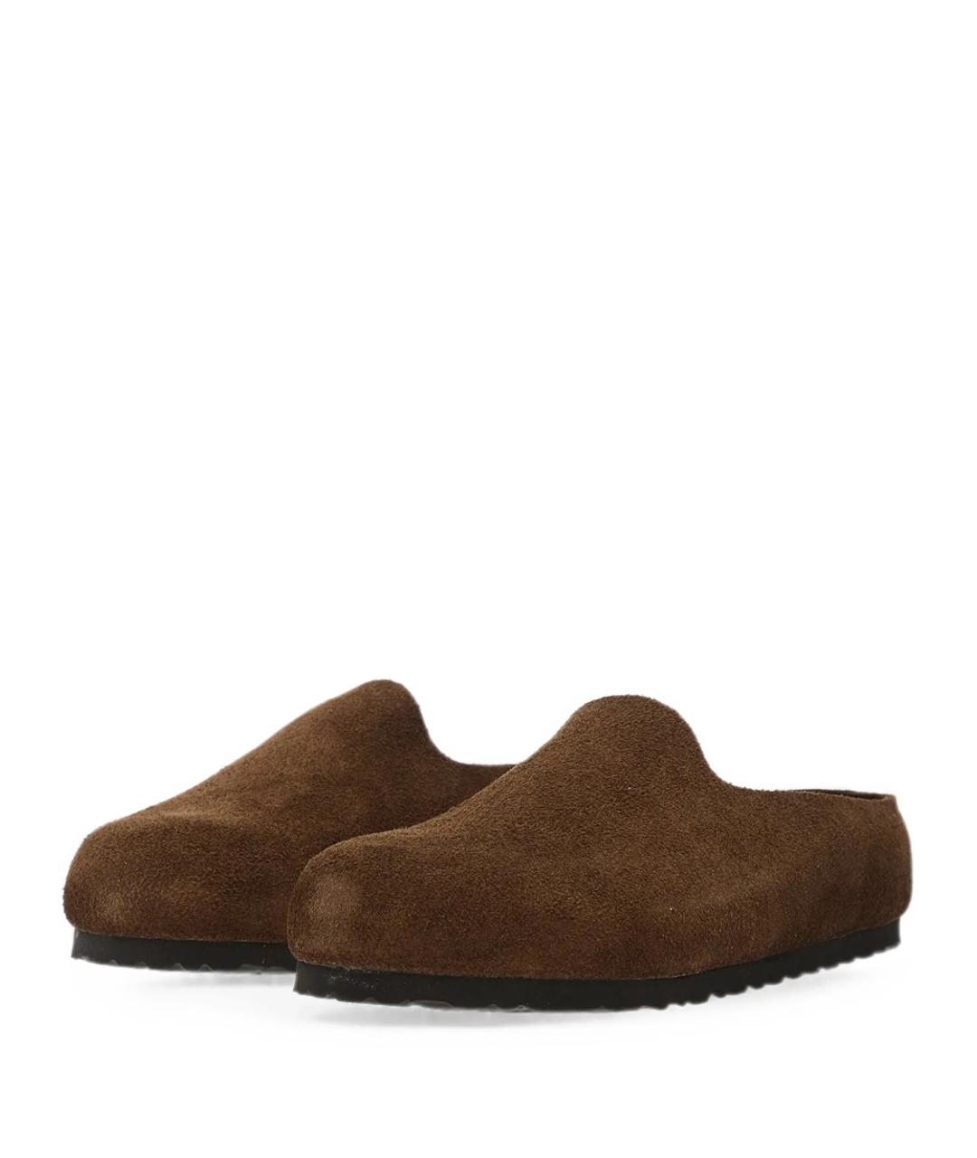 BIRKENSTOCK Коричневые замшевые сандалии, фото 5