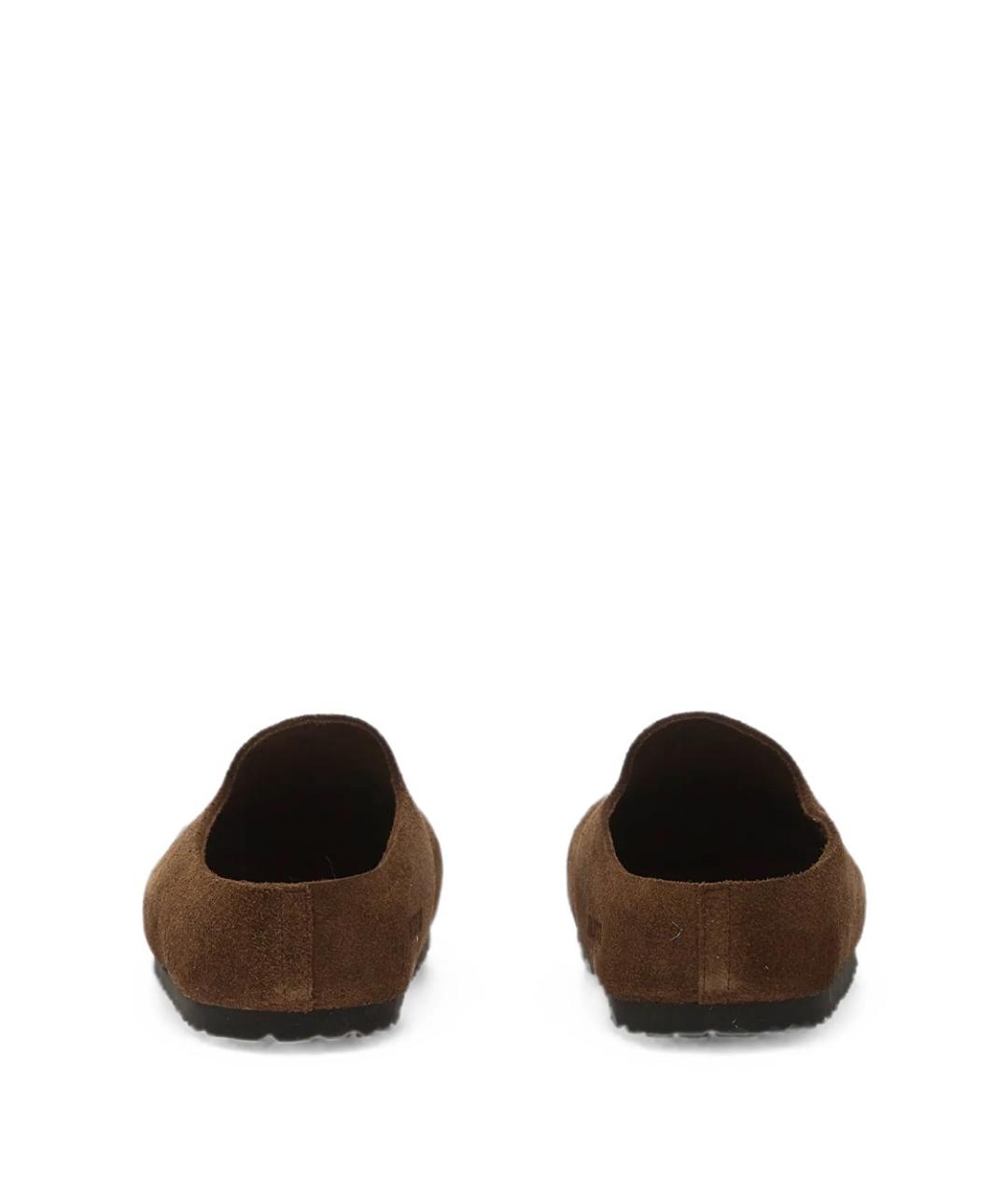 BIRKENSTOCK Коричневые замшевые сандалии, фото 4