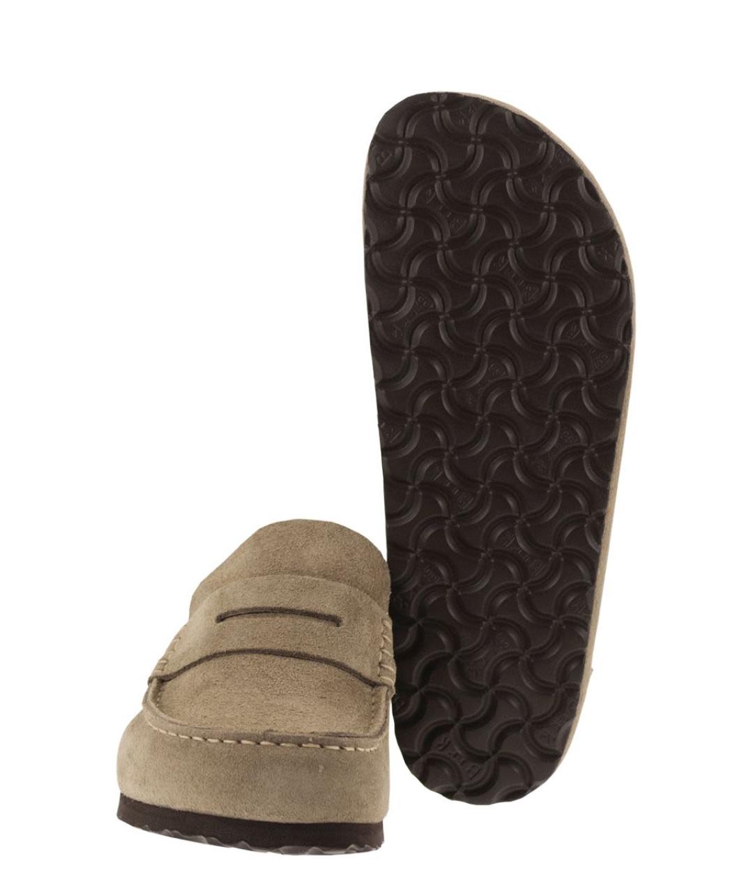 BIRKENSTOCK Серые замшевые сандалии, фото 5