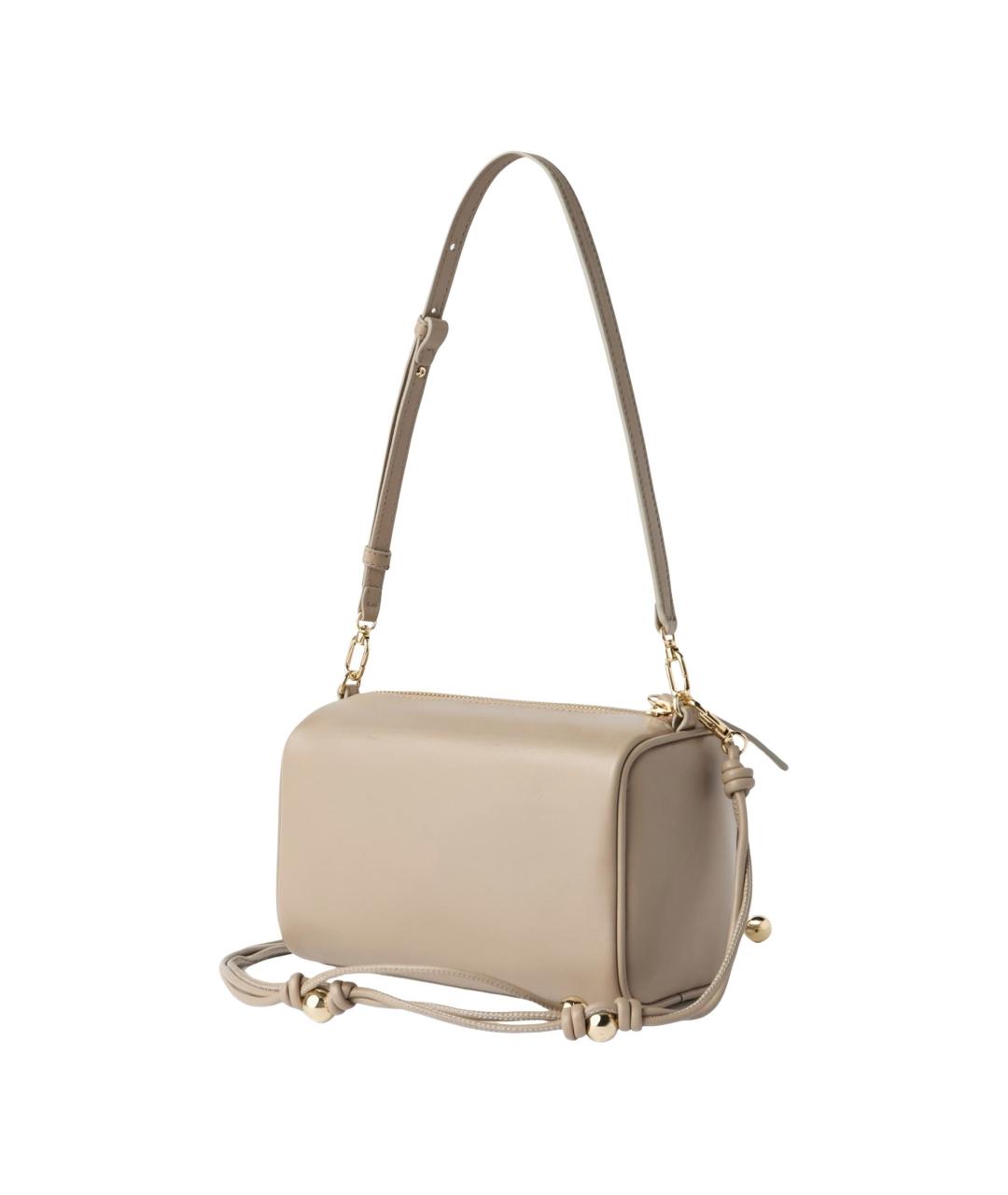 FURLA Бежевая кожаная сумка через плечо, фото 2