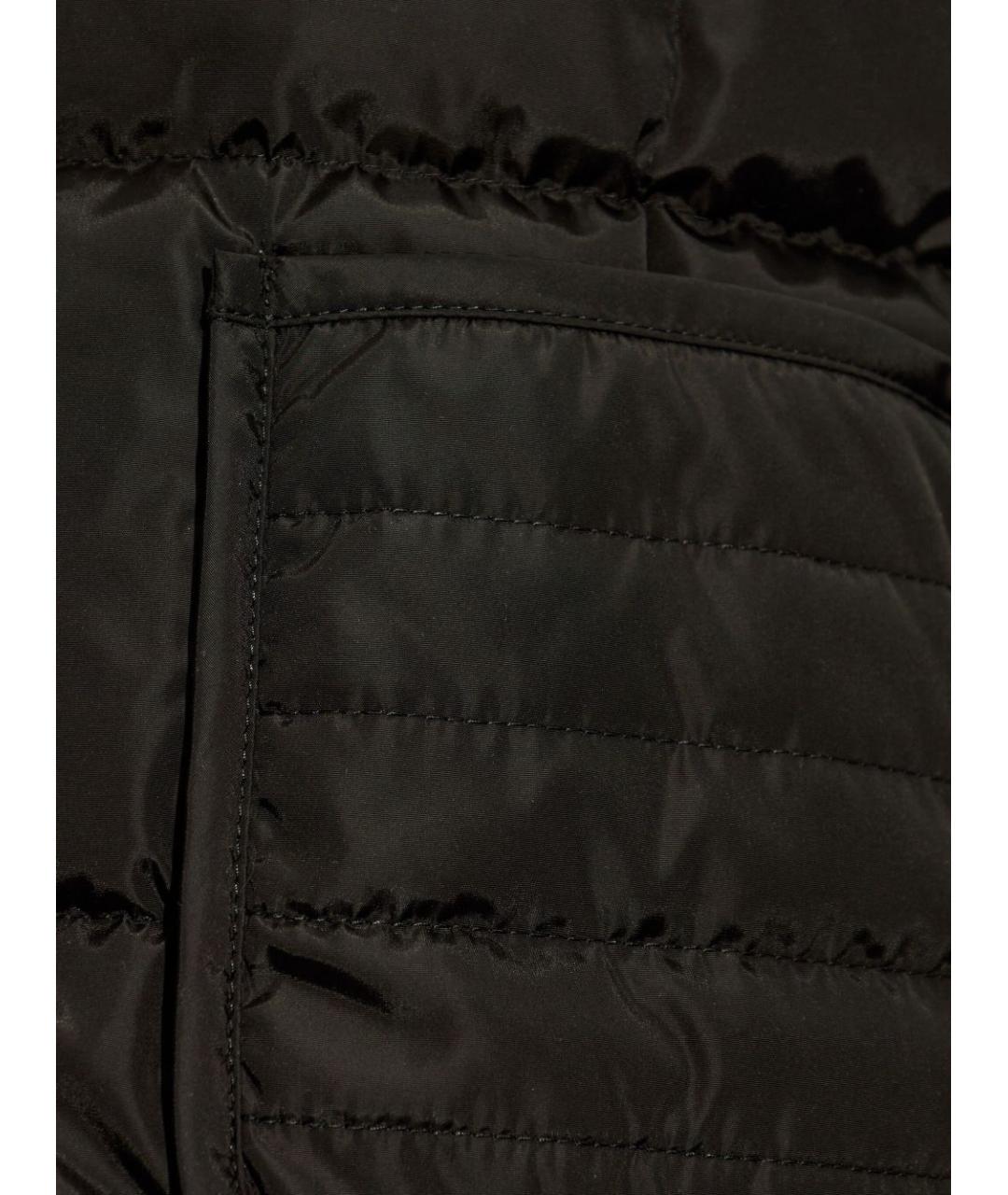 MONCLER Черная шерстяная куртка, фото 2