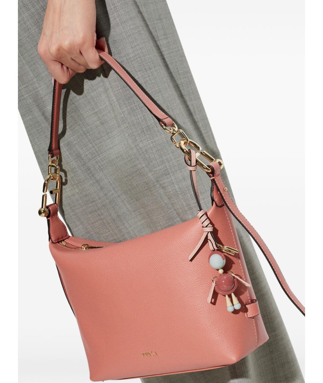 FURLA Розовый брелок, фото 5