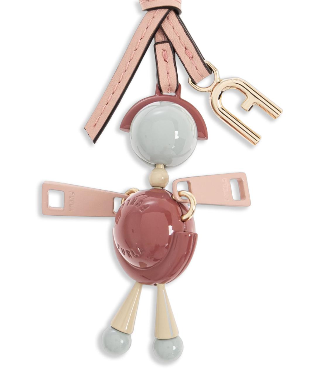 FURLA Розовый брелок, фото 4