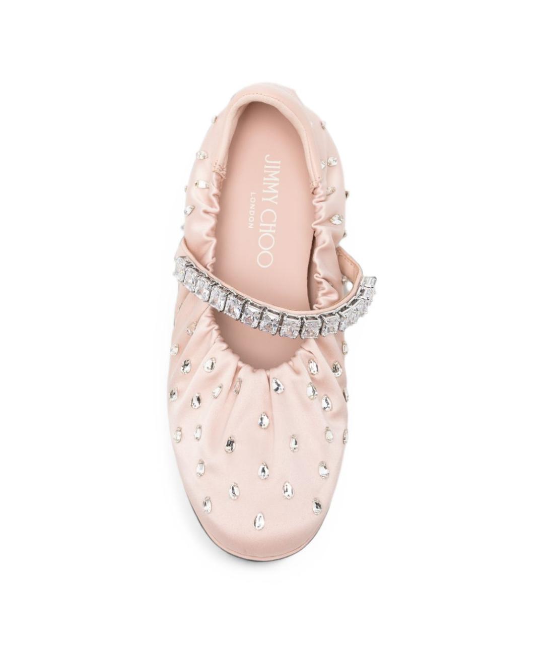 JIMMY CHOO Розовые балетки, фото 4