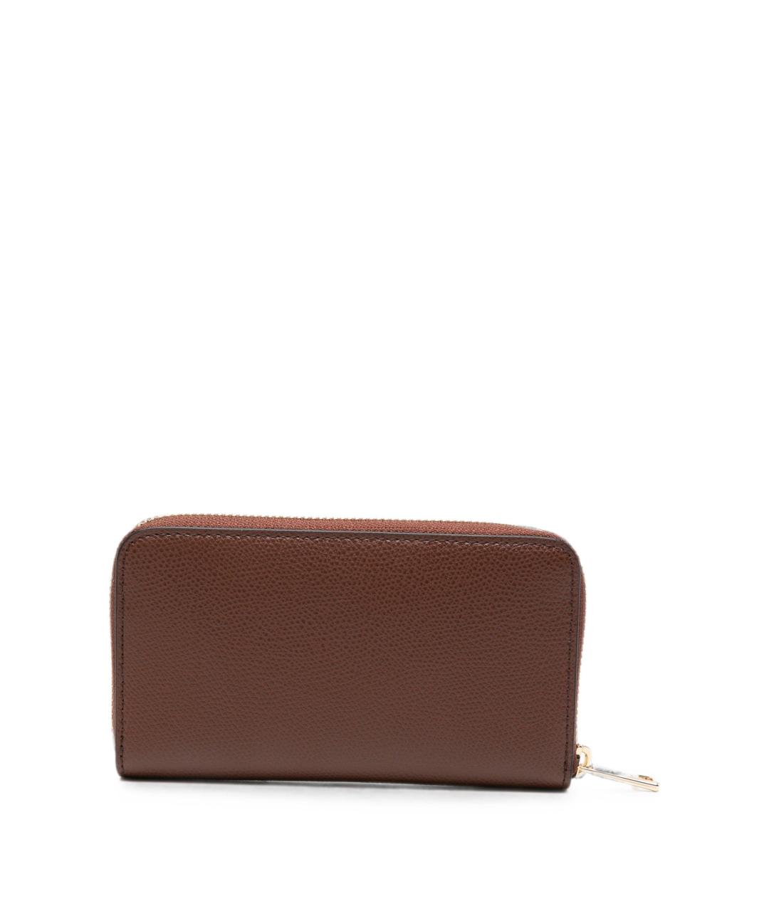 FURLA Коричневый кожаный кошелек, фото 3