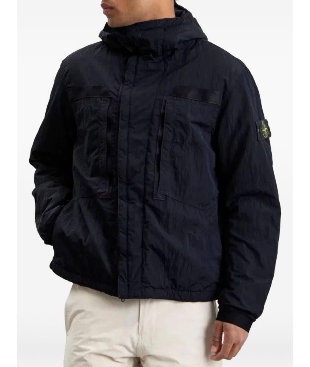 STONE ISLAND Синяя полиамидовая парка, фото 6