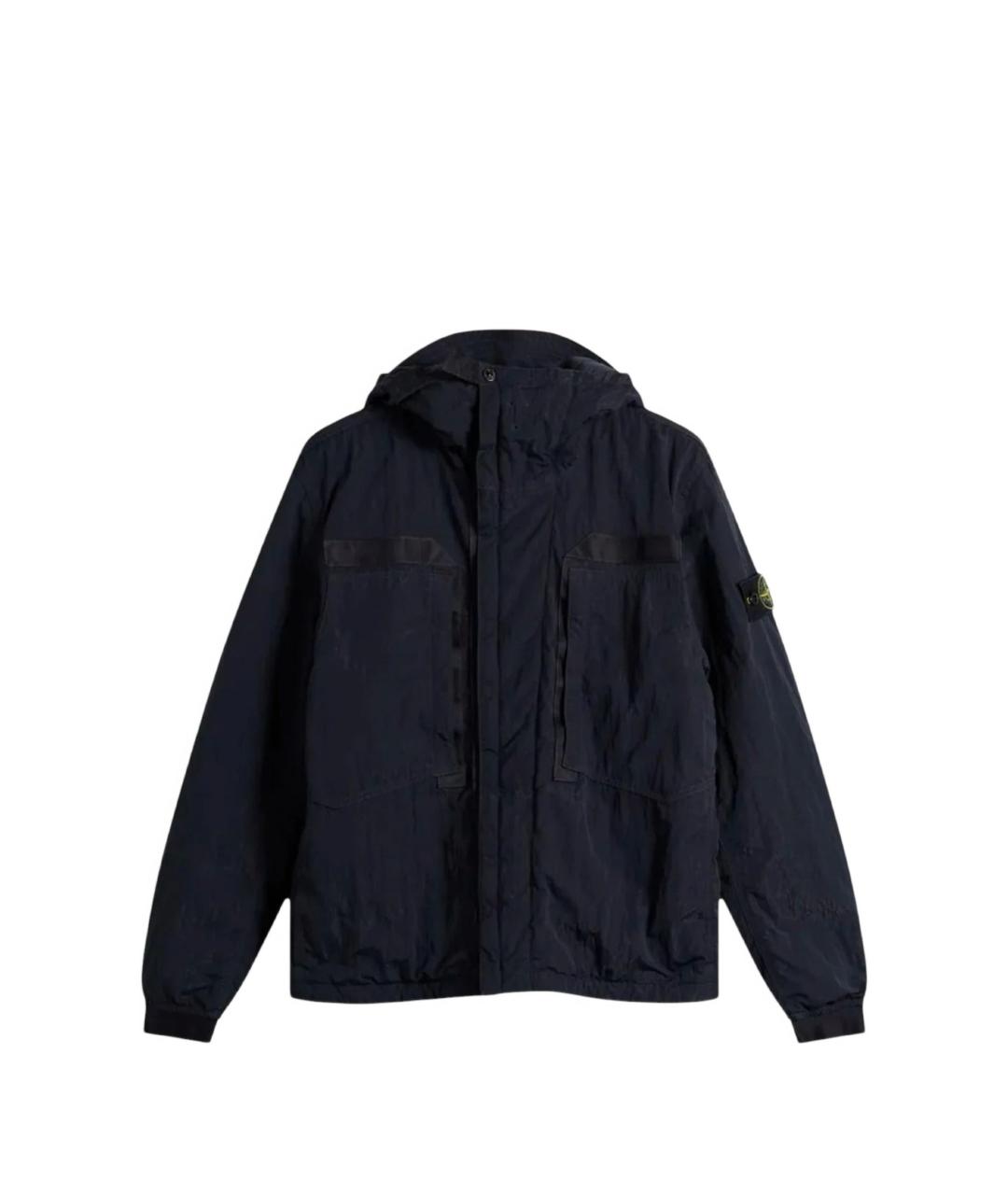 STONE ISLAND Синяя полиамидовая парка, фото 4