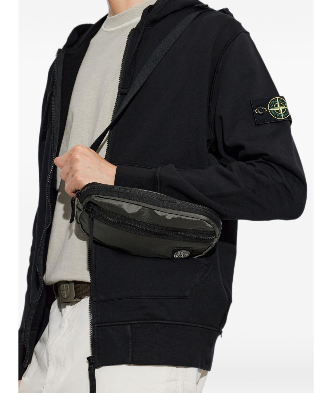 STONE ISLAND Синтетическая поясная сумка, фото 2