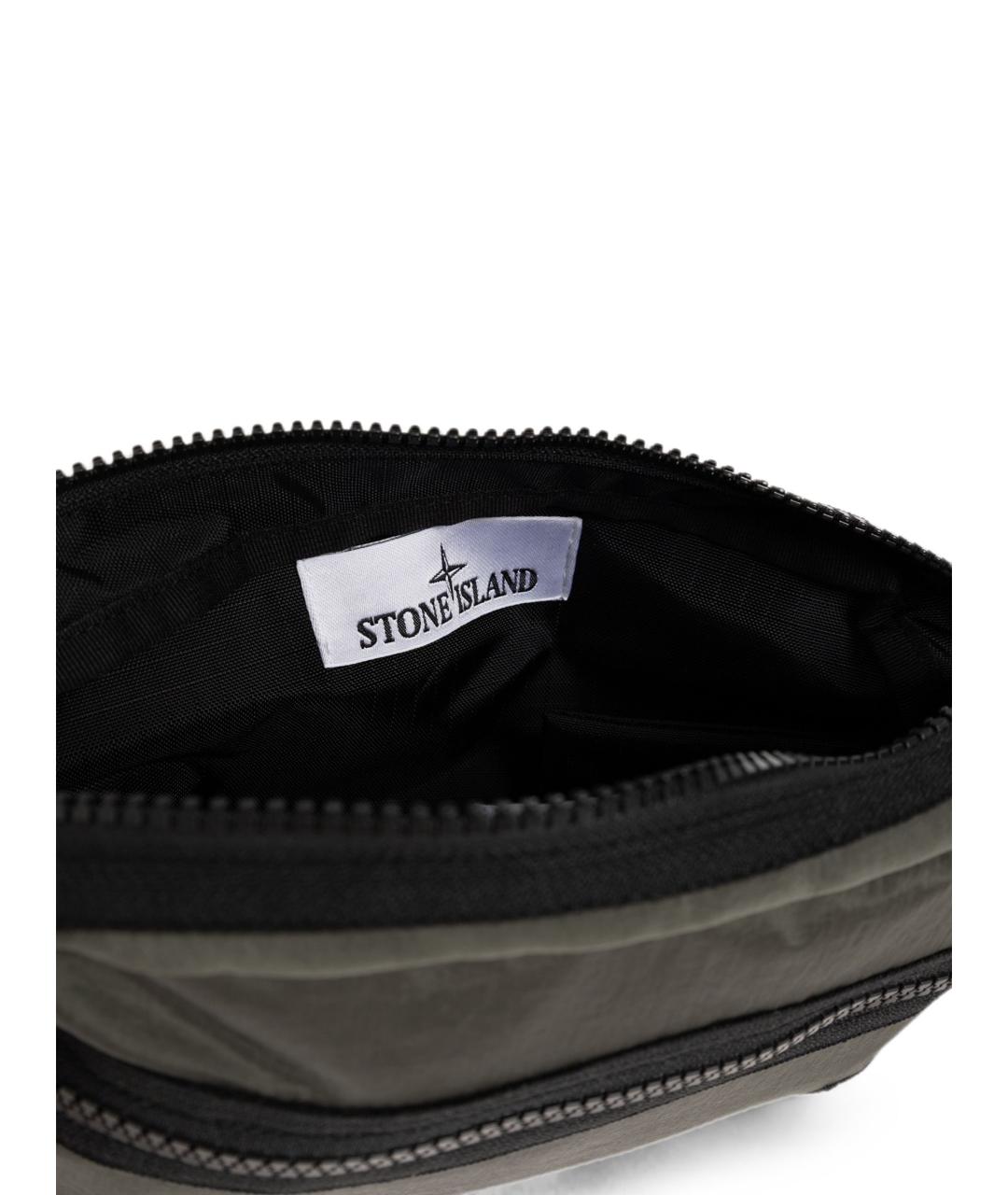 STONE ISLAND Синтетическая поясная сумка, фото 3