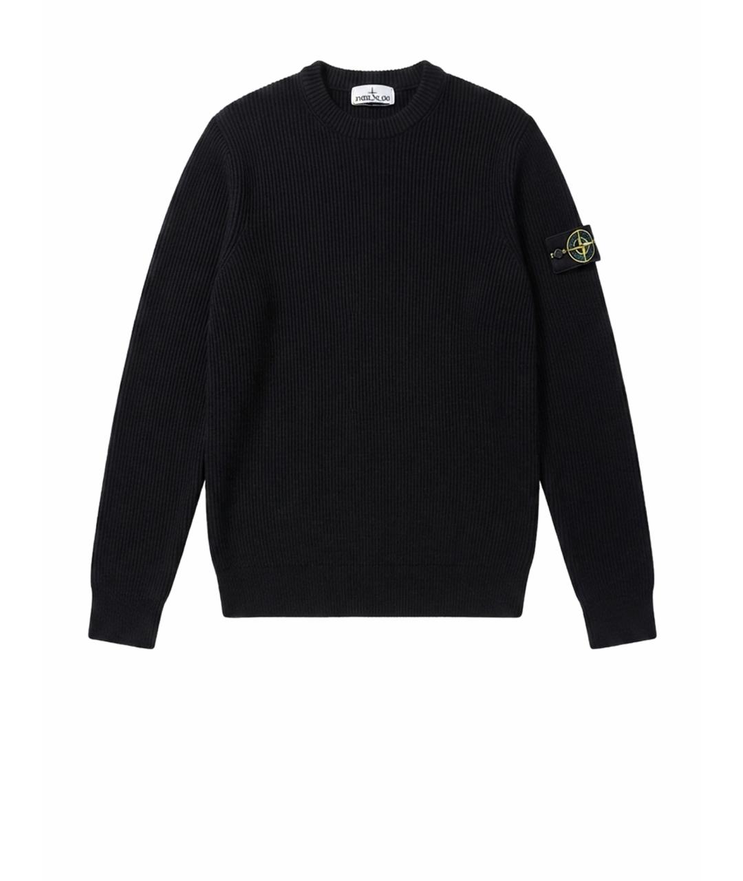 STONE ISLAND Синий шерстяной джемпер / свитер, фото 1